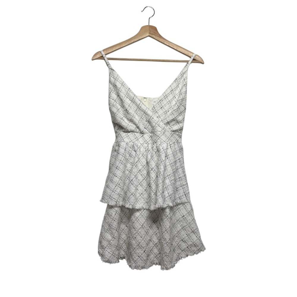 NWOT REVOLVE LOVERS & FRIENDS Nim Tweed Mini Dress S - Picture 4 of 9